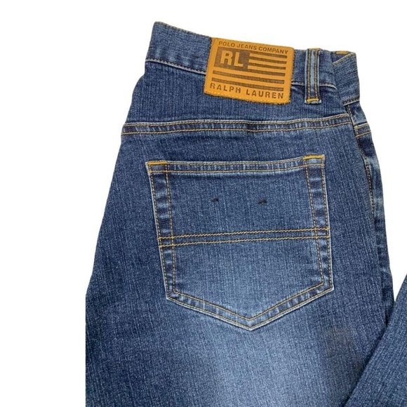 Ralph Lauren Polo Jeans Womens Size 2 Medium Wash Bootcut Denim Pants - Picture 3 of 6